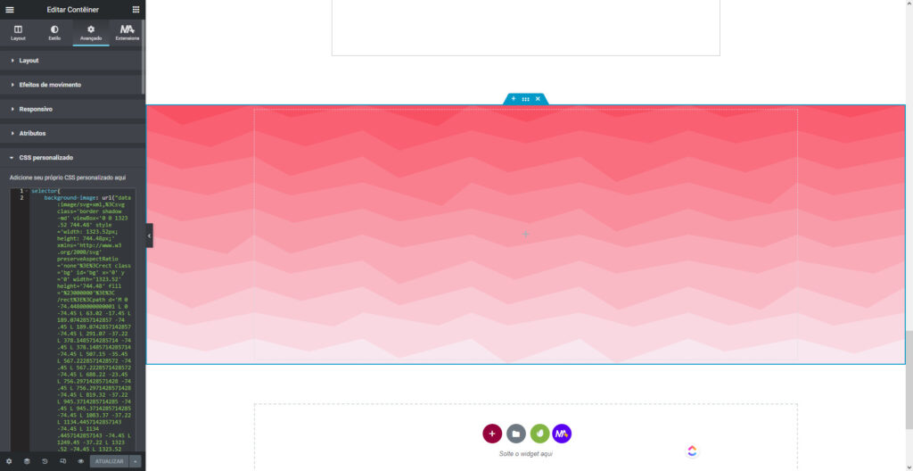 Gerador de Background online: colando o CSS